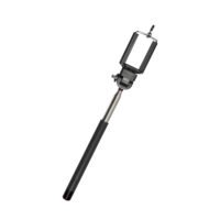 Simple Gray Plastic Phone Selfie Stick - Imagen 2